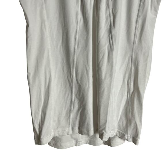 Athleta Pacifica White Short Sleeve Swim Surf Athletic Tee Size Medium - Picture 4 of 8